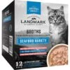 American Journey Landmark Broths Seafood Variety Pack Wet Cat Food Complement Pouches -Blue Buffalo Shop 219490 MAIN. AC SS1800 V1611356812