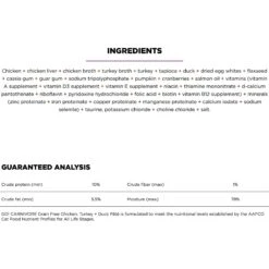 Go! Solutions Carnivore Grain-Free Chicken, Turkey + Duck Pate Cat Food 13 Go! Solutions Carnivore Grain-Free Chicken, Turkey + Duck Pate Cat Food -Blue Buffalo Shop 220101 PT2. AC SS1800 V1638491250
