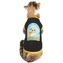 STAR WARS THE MANDALORIAN GROGU "Left Unsupervised" Dog & Cat T-Shirt -Blue Buffalo Shop 220345 PT2. AC SS1800 V1646180488