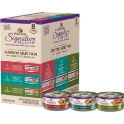 Wellness CORE Signature Selects Seafood Selection Variety Pack Canned Cat Food, 2.8-oz, Case Of 8