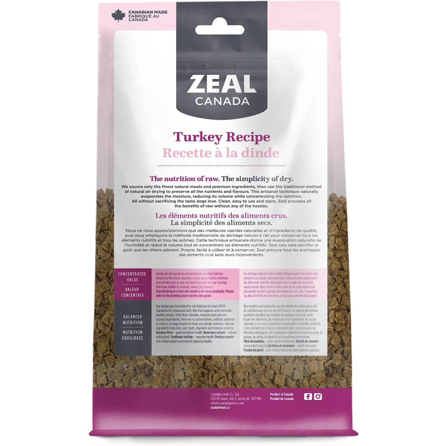 Zeal Canada Gently Turkey Recipe Grain-Free Air-Dried Dog Food 4 Zeal Canada Gently Turkey Recipe Grain-Free Air-Dried Dog Food - Image 2