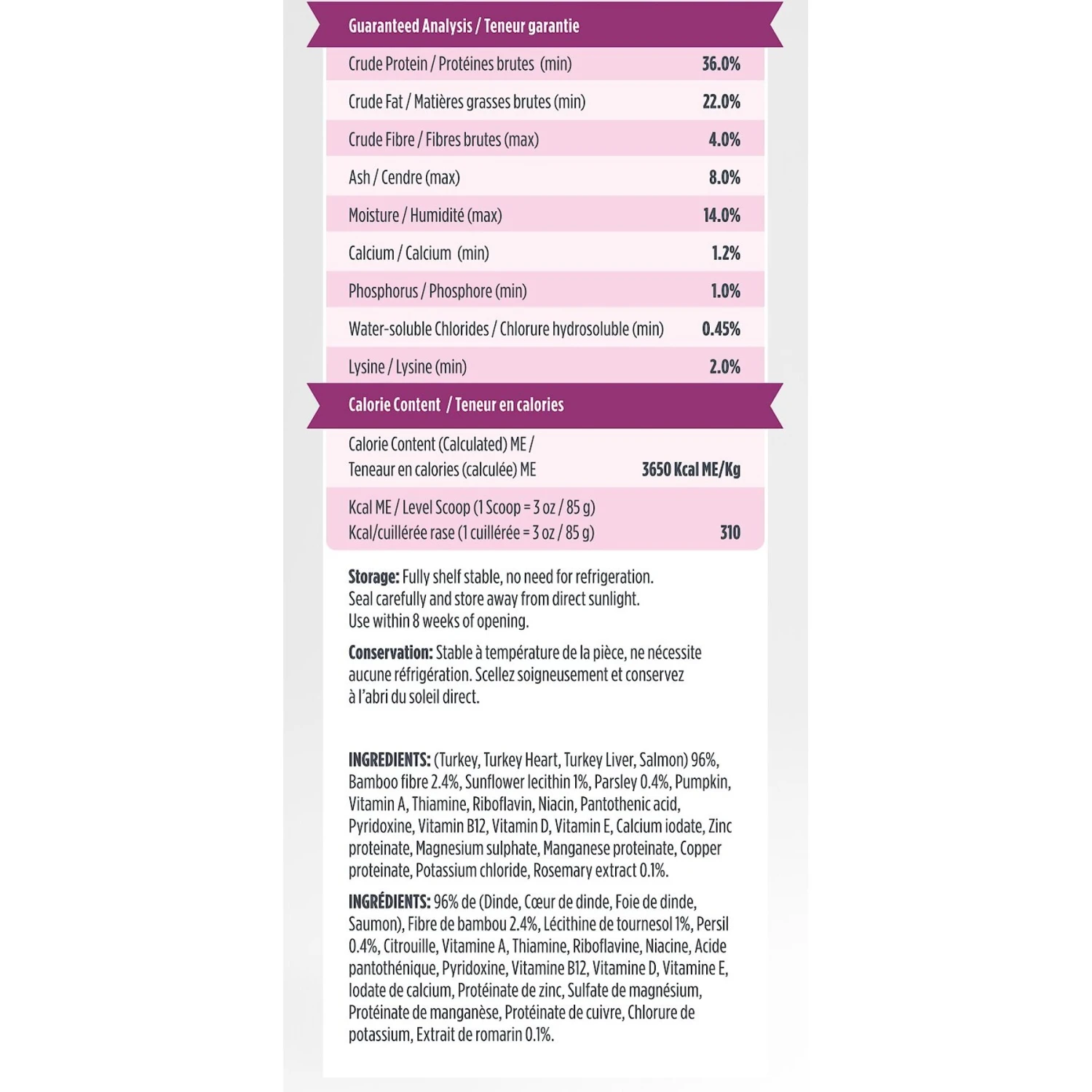 Zeal Canada Gently Turkey Recipe & Freeze-Dried Salmon & Pumpkin Grain-Free Air-Dried Dog Food 7 Zeal Canada Gently Turkey Recipe & Freeze-Dried Salmon & Pumpkin Grain-Free Air-Dried Dog Food - Image 5