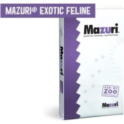 Mazuri Small Exotic Feline Food, 25-lb Bag