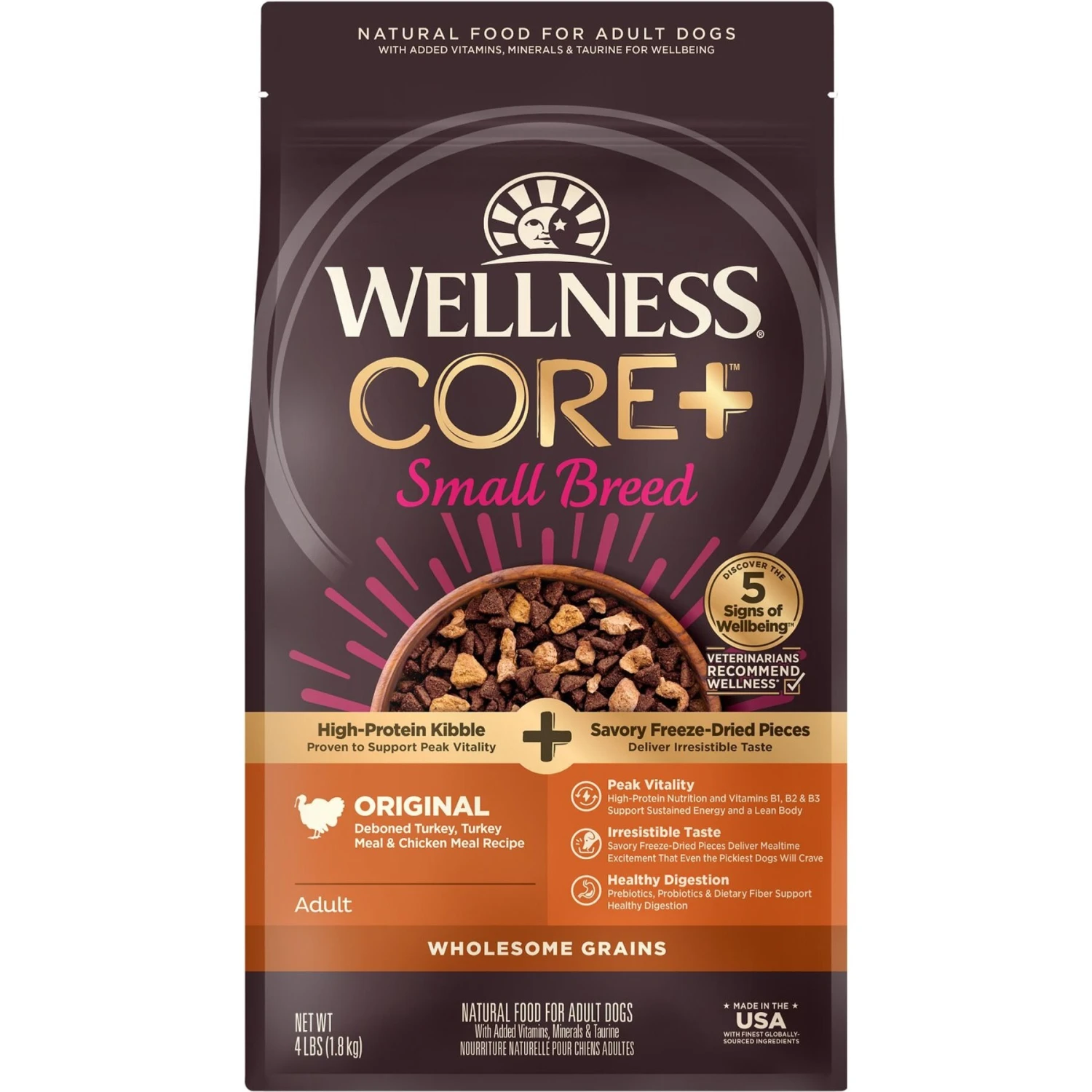 Wellness CORE RawRev Wholesome Grains Small Breed Original Recipe High Protein Dry Dog Food 3 Wellness CORE RawRev Wholesome Grains Small Breed Original Recipe High Protein Dry Dog Food
