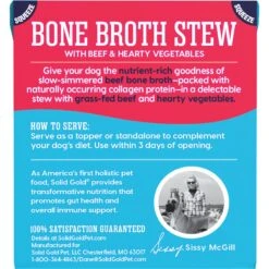 Solid Gold Beef Bone Grain-Free Wtih Turmeric Dog Food Toppings -Blue Buffalo Shop 222451 PT3. AC SS1800 V1582737200