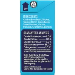 Solid Gold Chicken Grain-Free With Lavender & Chamomile Dog Food Toppings 12 Solid Gold Chicken Grain-Free With Lavender & Chamomile Dog Food Toppings -Blue Buffalo Shop 222453 PT2. AC SS1800 V1582737174