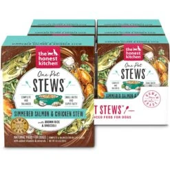 The Honest Kitchen One Pot Stew Simmered Salmon & Chicken Stew Wet Dog Food, 10.5-oz, Case Of 6