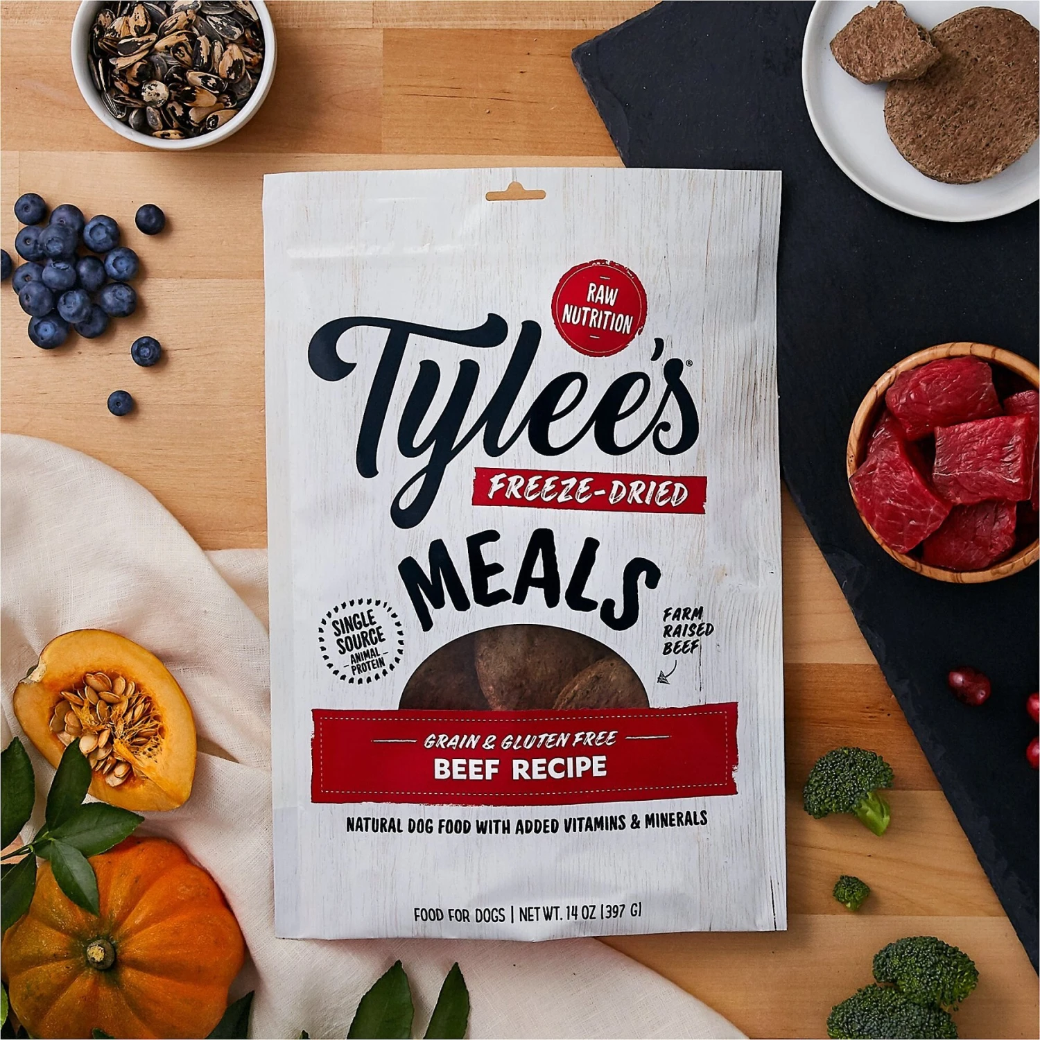Tylee's Freeze-Dried Meals For Dogs, Beef Recipe 5 Tylee's Freeze-Dried Meals For Dogs, Beef Recipe - Image 3
