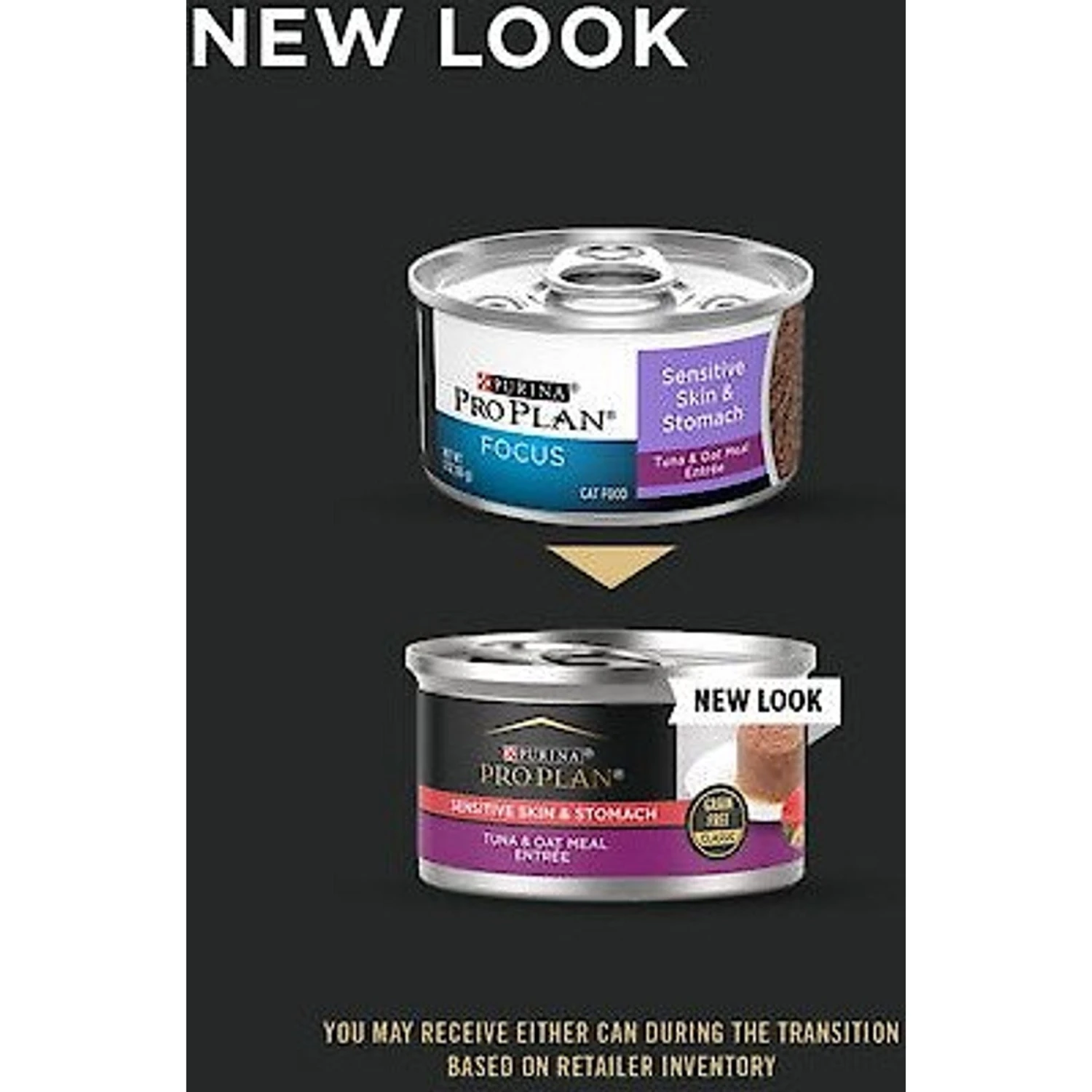 Purina Pro Plan Focus Sensitive Skin & Stomach Tuna & Oat Meal Entree Canned Cat Food, 3-oz Can, Case Of 24 4 Purina Pro Plan Focus Sensitive Skin & Stomach Tuna & Oat Meal Entree Canned Cat Food, 3-oz Can, Case Of 24 - Image 2