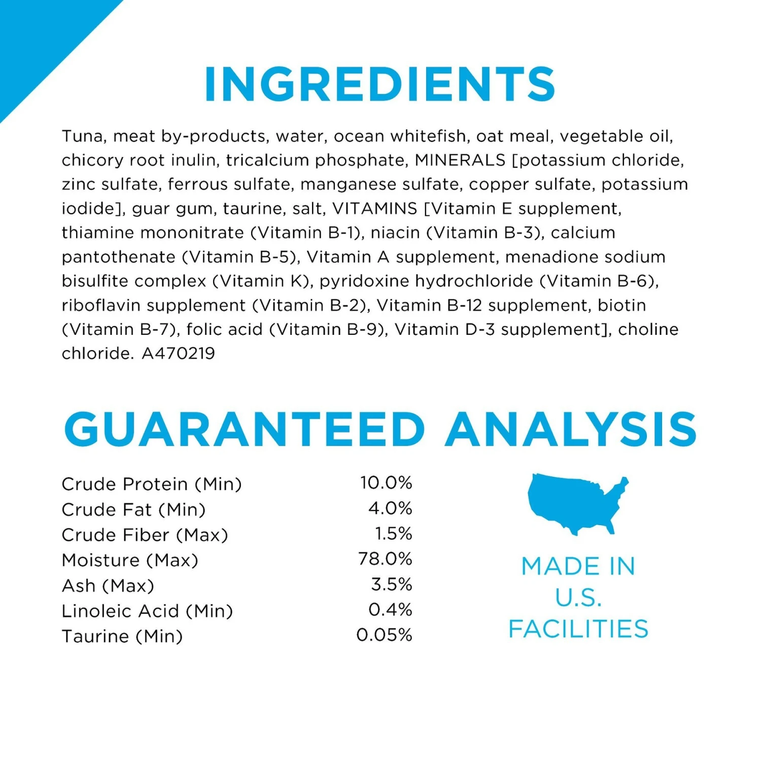 Purina Pro Plan Focus Sensitive Skin & Stomach Tuna & Oat Meal Entree Canned Cat Food, 3-oz Can, Case Of 24 9 Purina Pro Plan Focus Sensitive Skin & Stomach Tuna & Oat Meal Entree Canned Cat Food, 3-oz Can, Case Of 24 - Image 7