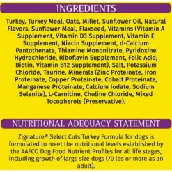 Zignature Select Cuts Turkey Formula Dry Dog Food 13 Zignature Select Cuts Turkey Formula Dry Dog Food -Blue Buffalo Shop 226663 pt4. AC SS1800 V1584465107