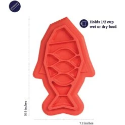 Petstages Fishie Fun Cat Feed Mat 13 Petstages Fishie Fun Cat Feed Mat -Blue Buffalo Shop 227084 PT4. AC SS1800 V1636506427