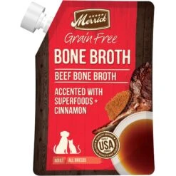Merrick Beef Bone Broth Grain-Free Wet Dog Food Topper