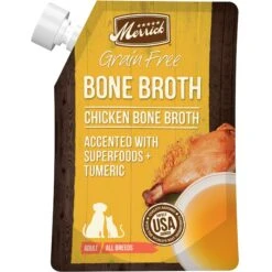 Merrick Chicken Bone Broth Grain-Free Wet Dog Food Topper