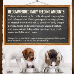 Merrick Turkey Bone Broth Grain-Free Wet Dog Food Topper -Blue Buffalo Shop 227237 PT8. AC SS1800 V1668810016