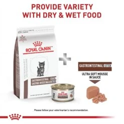 Royal Canin Veterinary Diet Kitten Gastrointestinal Ultra Soft Mousse In Sauce Canned Cat Food 14 Royal Canin Veterinary Diet Kitten Gastrointestinal Ultra Soft Mousse In Sauce Canned Cat Food -Blue Buffalo Shop 228177 PT4. AC SS1800 V1691702090
