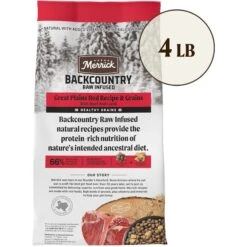 Merrick Backcountry Raw Infused Dry Dog Food Great Plains Red Recipe With Healthy Grains 13 Merrick Backcountry Raw Infused Dry Dog Food Great Plains Red Recipe With Healthy Grains -Blue Buffalo Shop 229220 PT2. AC SS1800 V1643409136