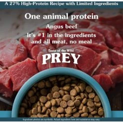 Taste Of The Wild PREY Angus Beef Recipe Limited Ingredient Recipe Dry Dog Food -Blue Buffalo Shop 229937 PT3. AC SS1800 V1641252997