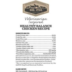 Dr. Pol Healthy Balance Chicken Recipe Dry Dog Food -Blue Buffalo Shop 232528 PT4. AC SS1800 V1588102822