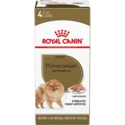 Royal Canin Breed Health Nutrition Pomeranian Adult Loaf In Sauce Canned Dog Food