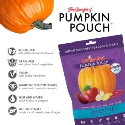 Grandma Lucy's Pumpkin Pouch Digestive Freeze-Dried Dog & Cat Food Topper, 6-oz Bag -Blue Buffalo Shop 234284 PT2. AC SS1800 V1676646816