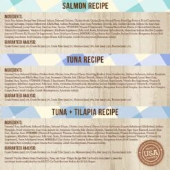 Merrick Purrfect Bistro Tuna, Salmon & Tuna + Tilapia Recipe Variety Pack Grain-Free Pate Canned Cat Food, 3-oz, Case Of 24 -Blue Buffalo Shop 235907 PT3. AC SS1800 V1622121460