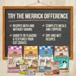Merrick Purrfect Bistro Tuna, Salmon & Tuna + Tilapia Recipe Variety Pack Grain-Free Pate Canned Cat Food, 3-oz, Case Of 24 -Blue Buffalo Shop 235907 PT7. AC SS1800 V1622121440