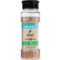 Nandi Karoo Ostrich Meat Sprinkles Freeze-Dried Dog Food Topper, 2-oz Bottle