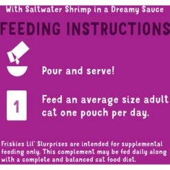 Friskies Lil Slurprises With Saltwater Shrimp In Dreamy Sauce Wet Cat Food Topper -Blue Buffalo Shop 237924 PT8. AC SS1800 V1591366619