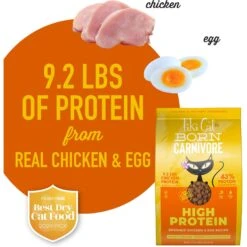 Tiki Cat Born Carnivore Chicken & Egg Grain-Free Dry Cat Food -Blue Buffalo Shop 239939 PT3. AC SS1800 V1702938161