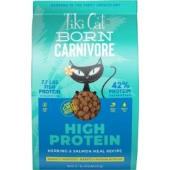 Tiki Cat Born Carnivore Herring & Salmon Grain-Free Dry Cat Food