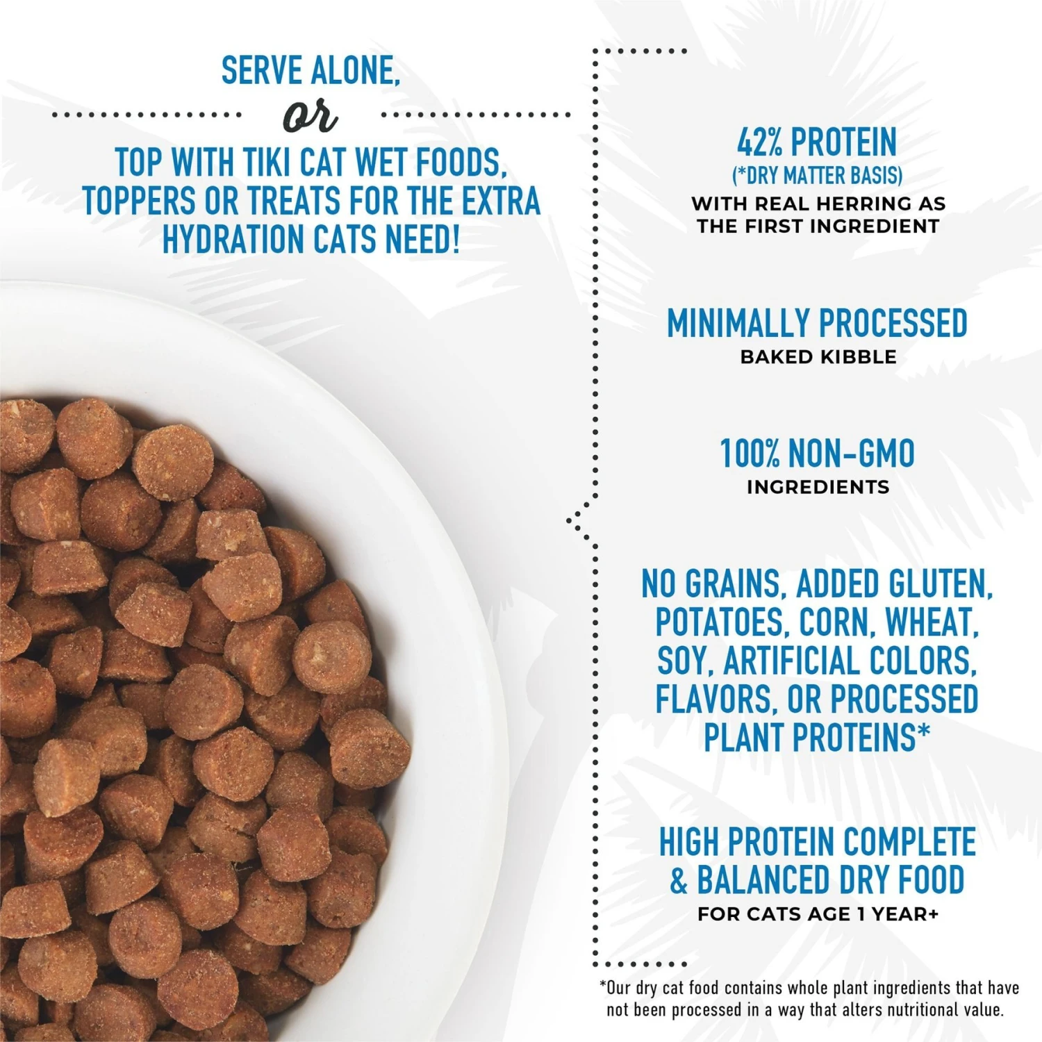 Tiki Cat Born Carnivore Herring & Salmon Grain-Free Dry Cat Food 5 Tiki Cat Born Carnivore Herring & Salmon Grain-Free Dry Cat Food - Image 3