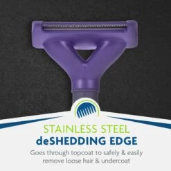 FURminator Short Hair Cat Deshedding Tool 18 FURminator Short Hair Cat Deshedding Tool -Blue Buffalo Shop 243254 PT7. AC SS1800 V1701116729