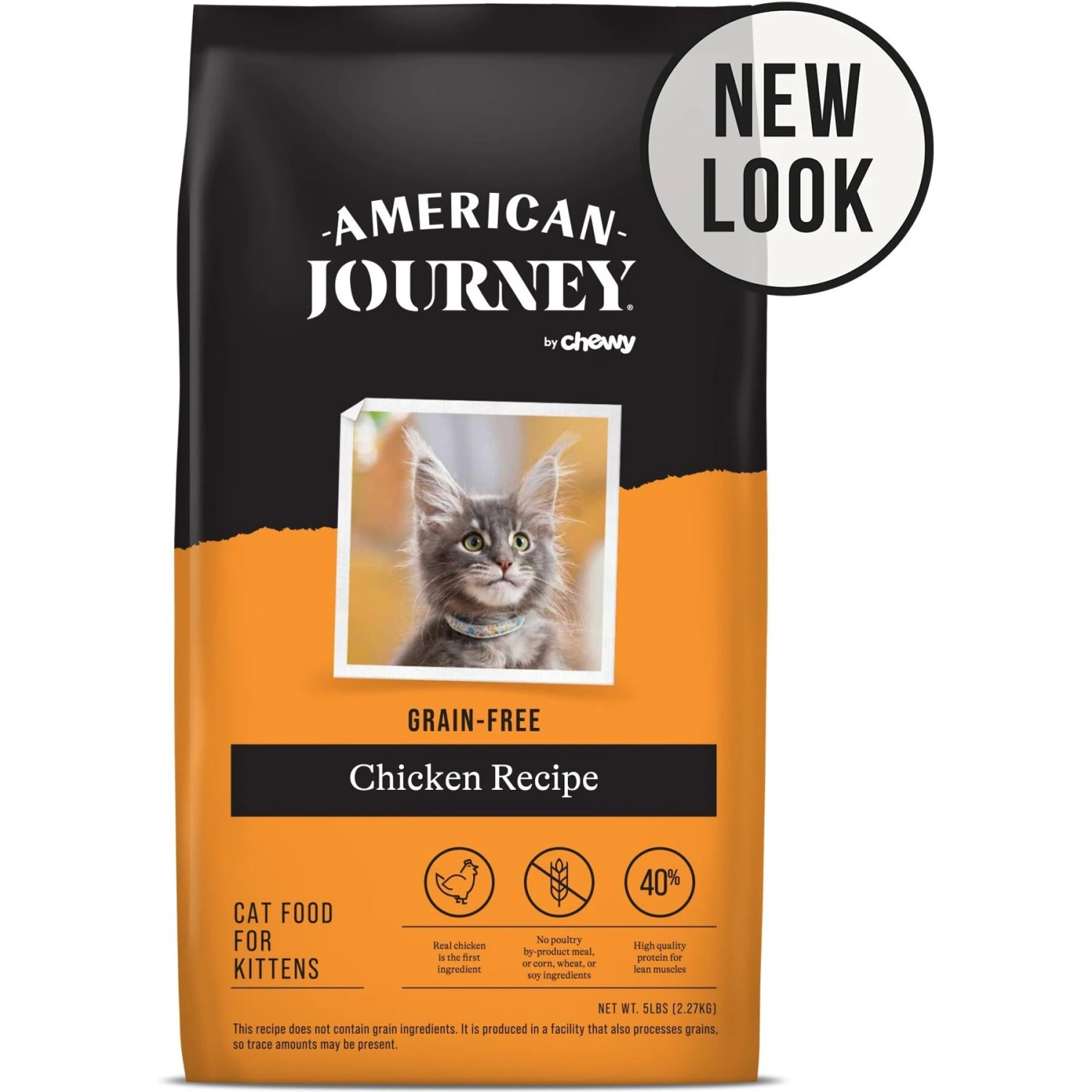 American Journey Kitten Chicken Recipe Grain-Free Dry Cat Food, 5-lb Bag 3 American Journey Kitten Chicken Recipe Grain-Free Dry Cat Food, 5-lb Bag