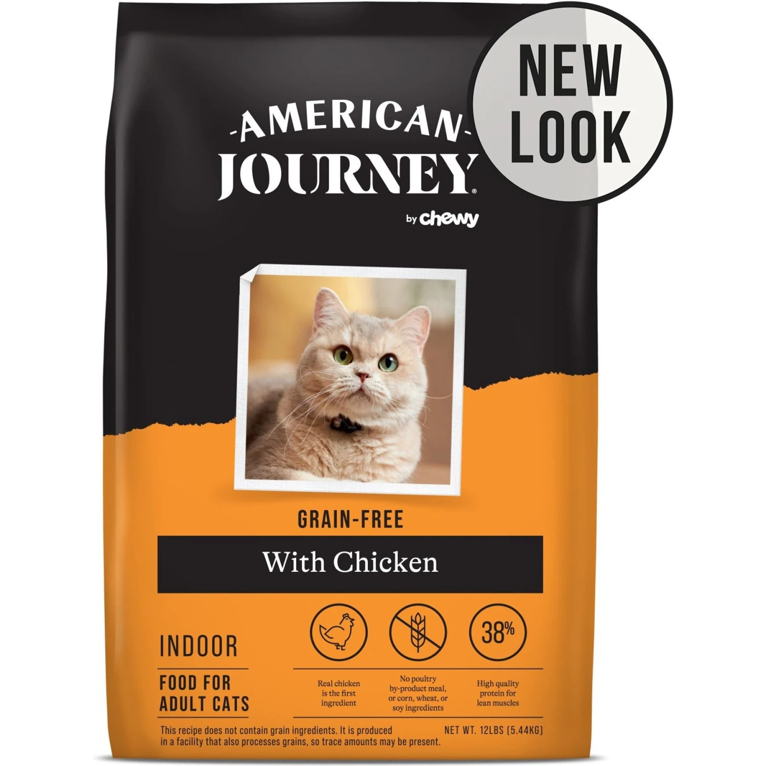 American Journey Indoor Recipe With Chicken Grain-Free Dry Cat Food, 12-lb Bag 3 American Journey Indoor Recipe With Chicken Grain-Free Dry Cat Food, 12-lb Bag
