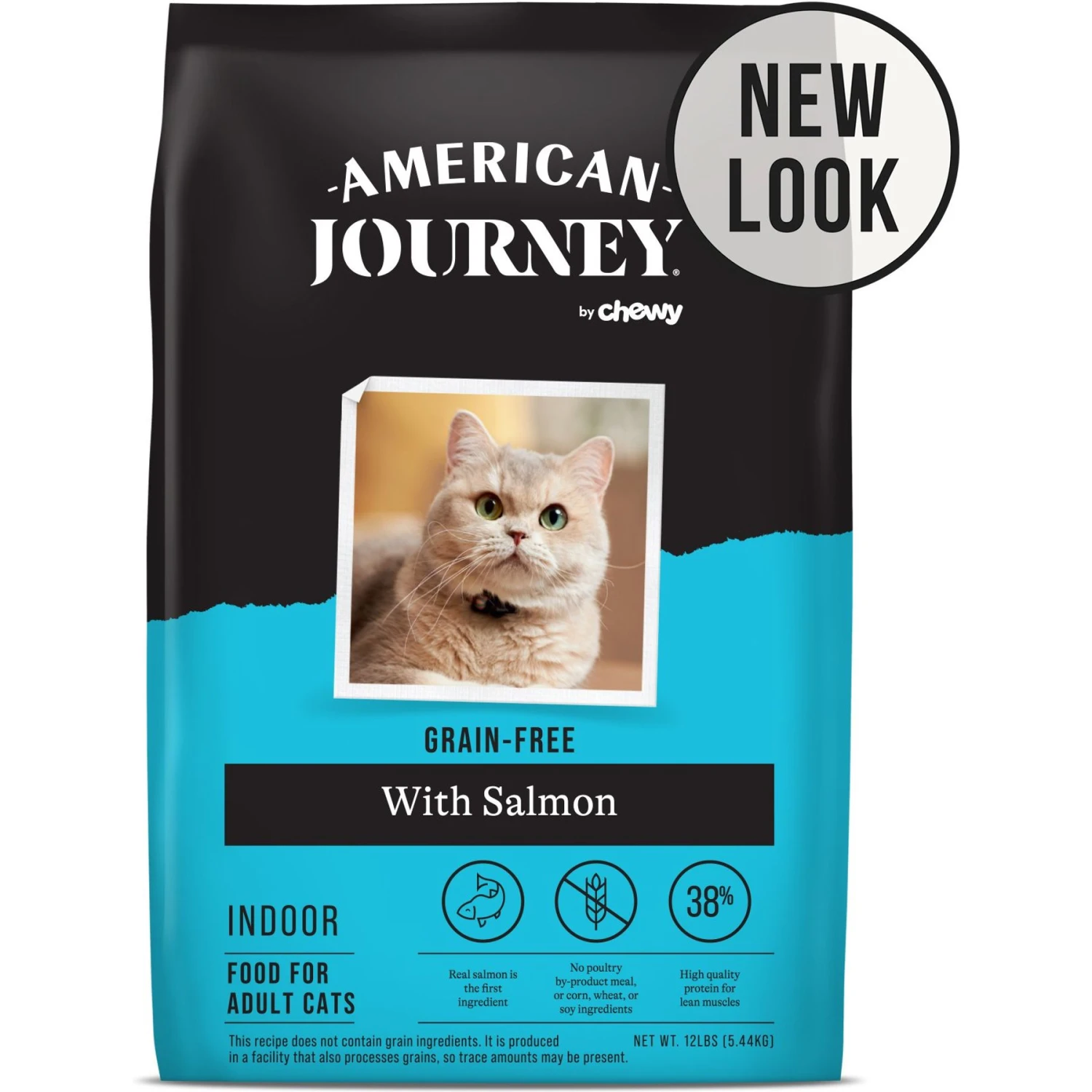 American Journey Indoor Recipe With Salmon Grain-Free Dry Cat Food, 12-lb Bag 3 American Journey Indoor Recipe With Salmon Grain-Free Dry Cat Food, 12-lb Bag