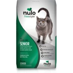 Nulo Freestyle Senior Alaska Pollock, Duck & Sweet Potato Recipe Grain-Free Dry Cat Food