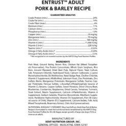 Blue Seal EnTrust Adult Pork Meal & Barley Recipe Dry Dog Food -Blue Buffalo Shop 255280 PT4. AC SS1800 V1602718879