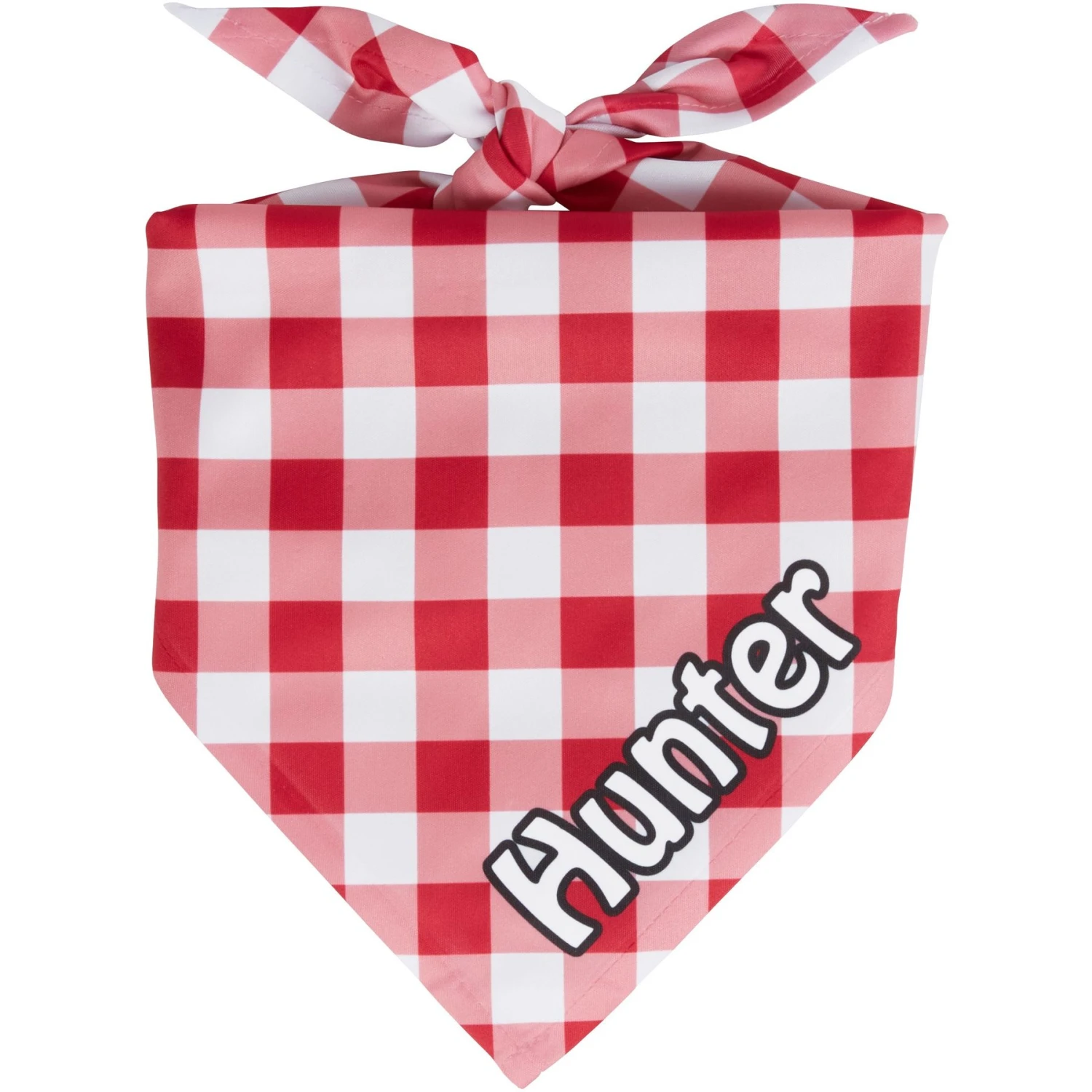 Frisco Gingham Personalized Dog & Cat Bandana 3 Frisco Gingham Personalized Dog & Cat Bandana