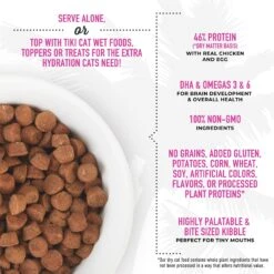 Tiki Cat Born Carnivore Deboned Chicken & Egg Recipe Dry Kitten Food, 2.8-lb Bag 13 Tiki Cat Born Carnivore Deboned Chicken & Egg Recipe Dry Kitten Food, 2.8-lb Bag -Blue Buffalo Shop 259092 PT2. AC SS1800 V1702938313