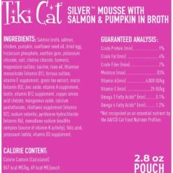 Tiki Cat Luau Velvet Mousse Salmon & Pumpkin In Broth Senior Wet Cat Food, 2.8-oz, Case Of 12 12 Tiki Cat Luau Velvet Mousse Salmon & Pumpkin In Broth Senior Wet Cat Food, 2.8-oz, Case Of 12 -Blue Buffalo Shop 259094 PT2. AC SS1800 V1700599100