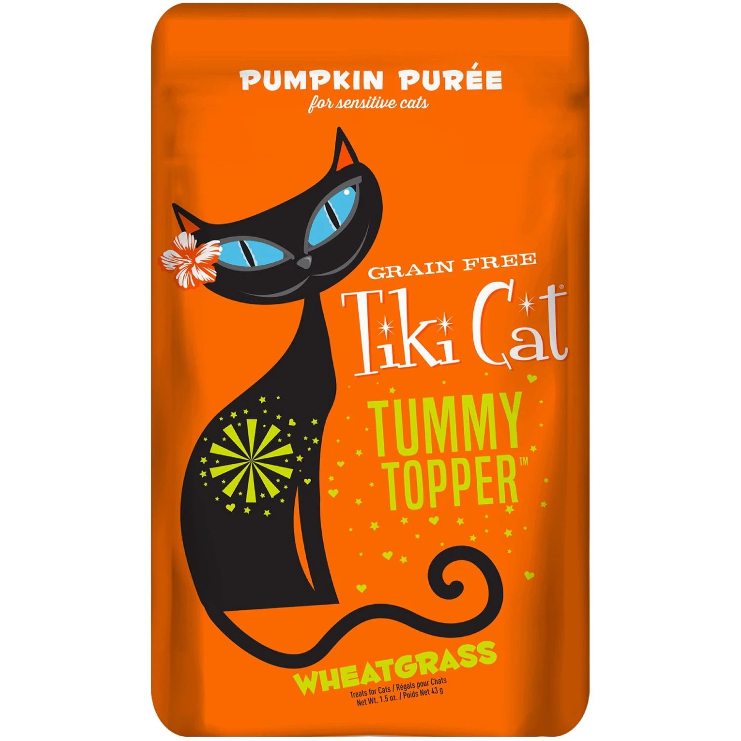 Tiki Cat Tummy Topper Pumpkin Puree Wheatgrass Grain-Free Wet Cat Food Topper, 1.5-oz, Case Of 12 3 Tiki Cat Tummy Topper Pumpkin Puree Wheatgrass Grain-Free Wet Cat Food Topper, 1.5-oz, Case Of 12