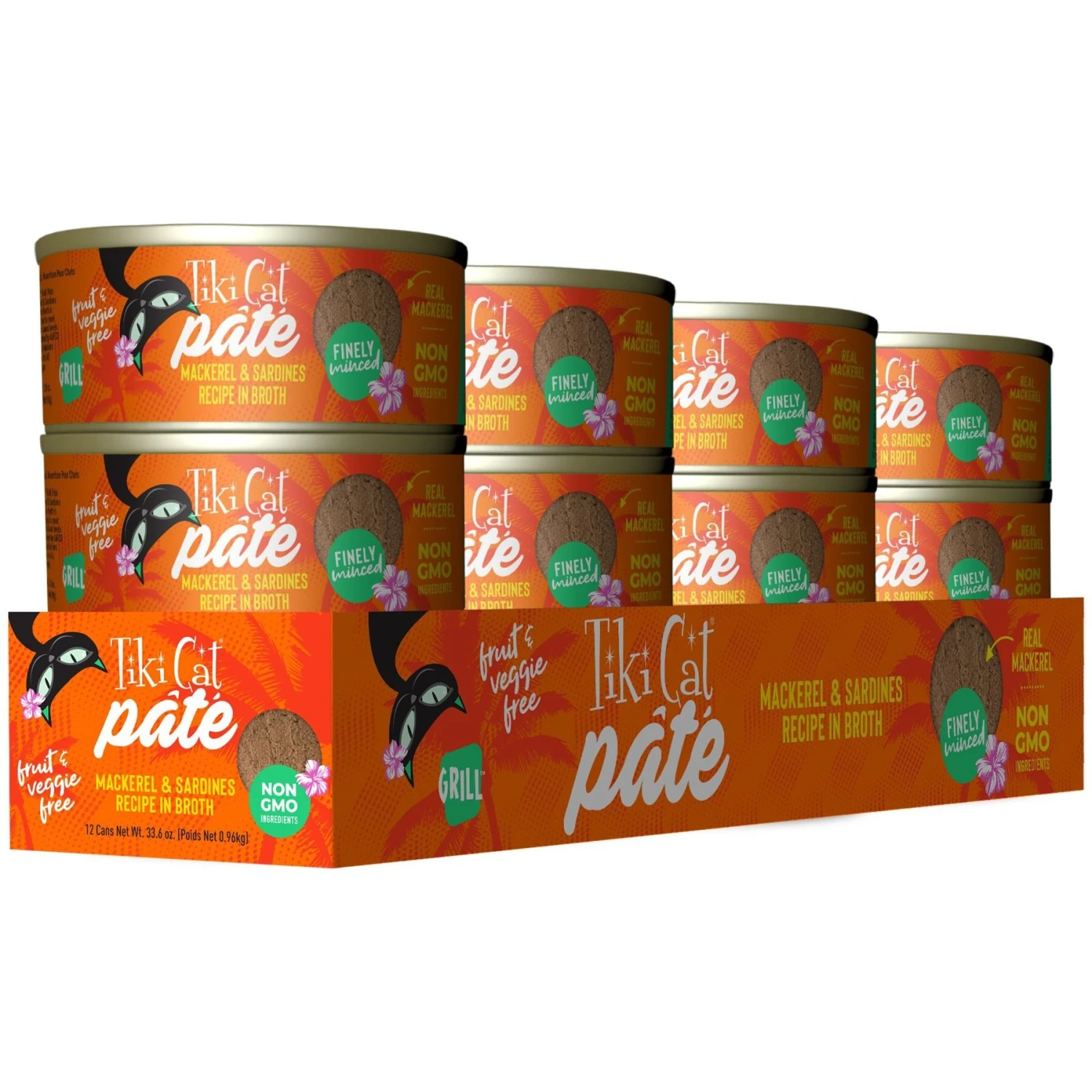 Tiki Cat Pate Mackerel & Sardines Recipe In Broth Wet Cat Food, 2.8-oz, Case Of 12 4 Tiki Cat Pate Mackerel & Sardines Recipe In Broth Wet Cat Food, 2.8-oz, Case Of 12 - Image 2