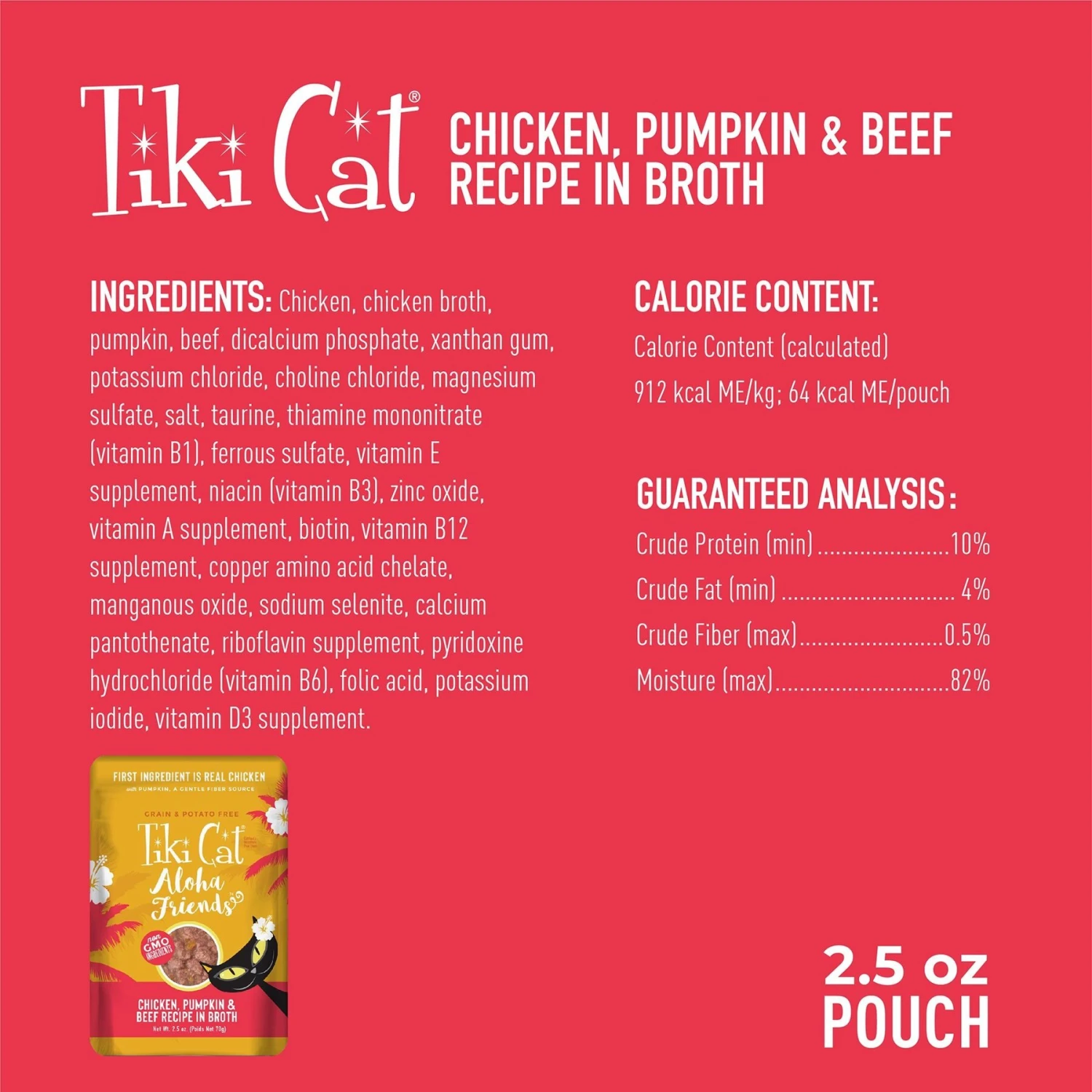 Tiki Cat Aloha Friends Chicken, Pumpkin & Beef Recipe In Broth Grain-Free Wet Cat Food 5 Tiki Cat Aloha Friends Chicken, Pumpkin & Beef Recipe In Broth Grain-Free Wet Cat Food - Image 3