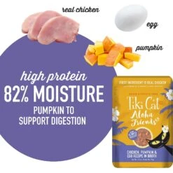 Tiki Cat Aloha Friends Chicken, Pumpkin & Egg Recipe In Broth Grain-Free Wet Cat Food, 2.5-oz, Case Of 12 -Blue Buffalo Shop 259144 PT3. AC SS1800 V1650992785