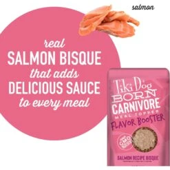 Tiki Dog Born Carnivore Flavor Booster Salmon Bisque Non-GMO Wet Dog Food Topper -Blue Buffalo Shop 259164 PT5. AC SS1800 V1701796137