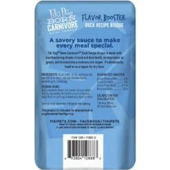 Tiki Dog Born Carnivore Flavor Booster Duck Bisque Non-GMO Wet Dog Food Topper -Blue Buffalo Shop 259166 PT2. AC SS1800 V1701796132