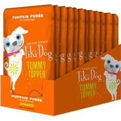 Tiki Dog Tummy Topper Pumpkin & Ginger Puree Grain-Free Wet Dog Food Topper -Blue Buffalo Shop 259168 PT2. AC SS1800 V1631198227