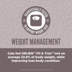 ORIJEN Fit & Trim Grain-Free Dry Cat Food -Blue Buffalo Shop 259516 PT4. AC SS1800 V1690570689