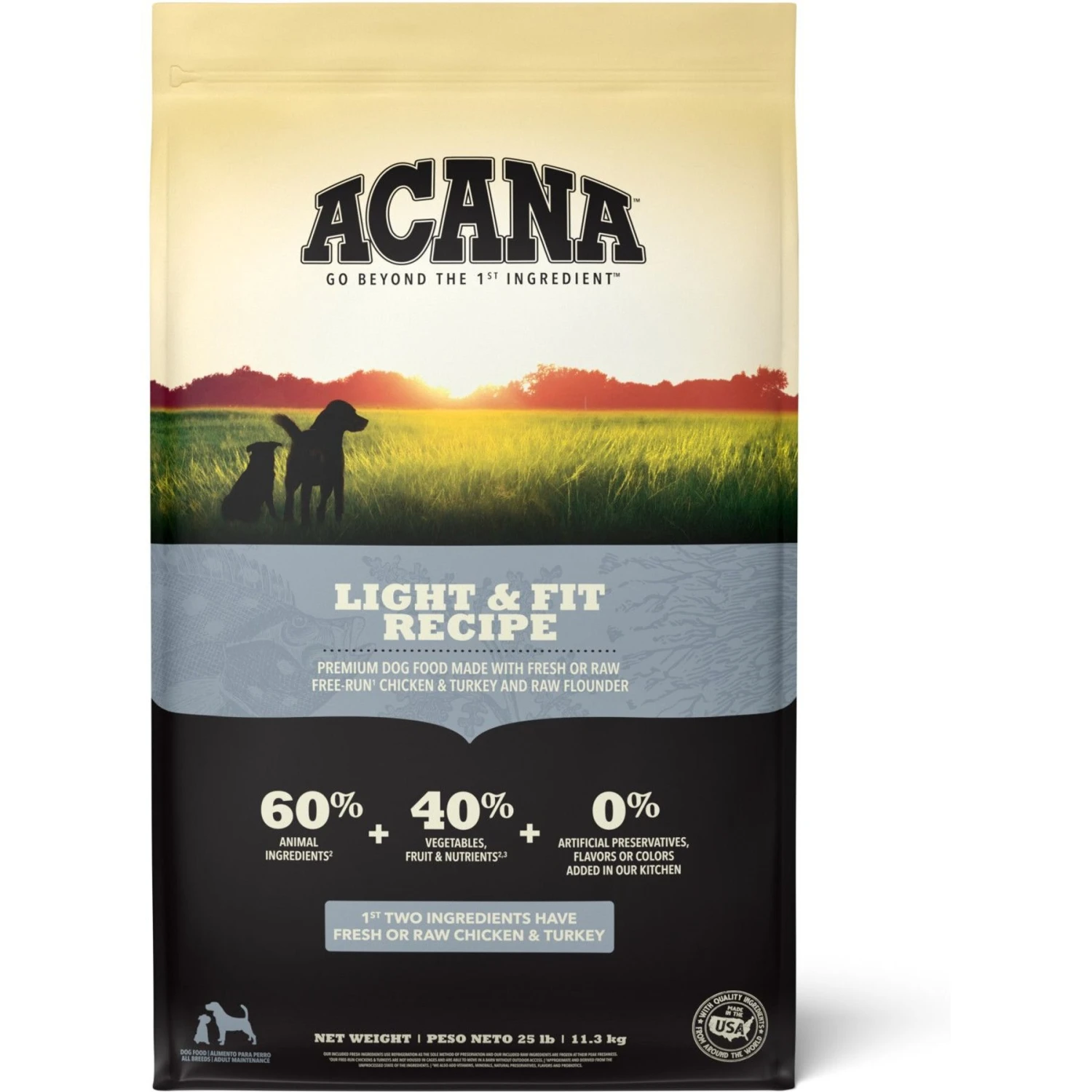 ACANA Light & Fit Recipe Grain-Free Adult Dry Dog Food 3 ACANA Light & Fit Recipe Grain-Free Adult Dry Dog Food